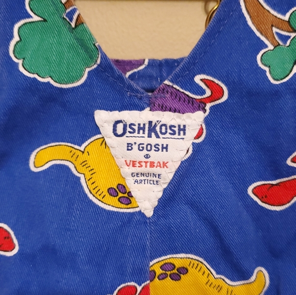 Vintage OshKosh Vestbak Overalls **rare pattern** - Picture 4 of 5